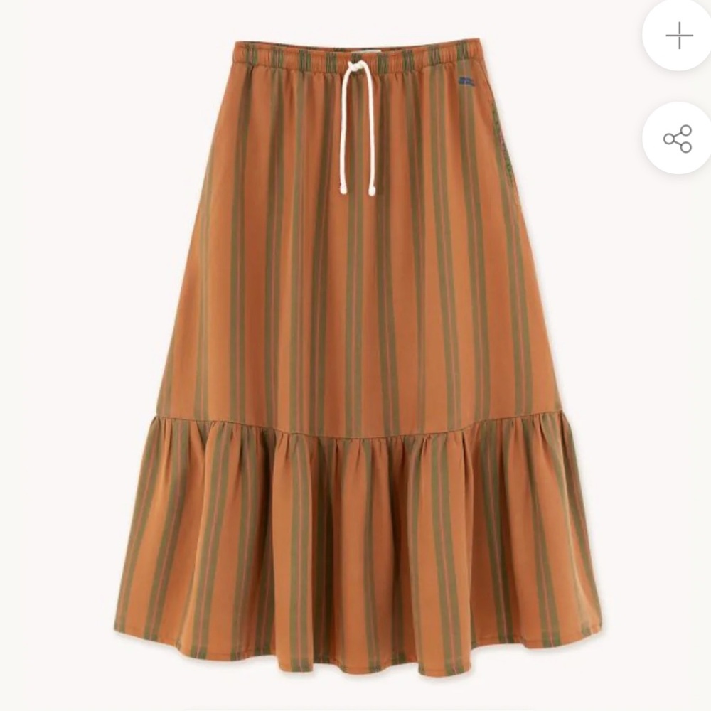 The Tiny Big Sister Retro Stripes Skirt, M
